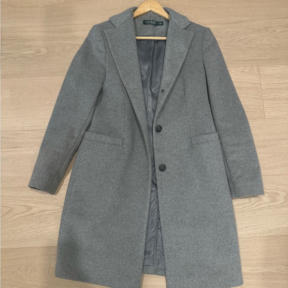 Lauren Ralph Lauren Gray Overcoat